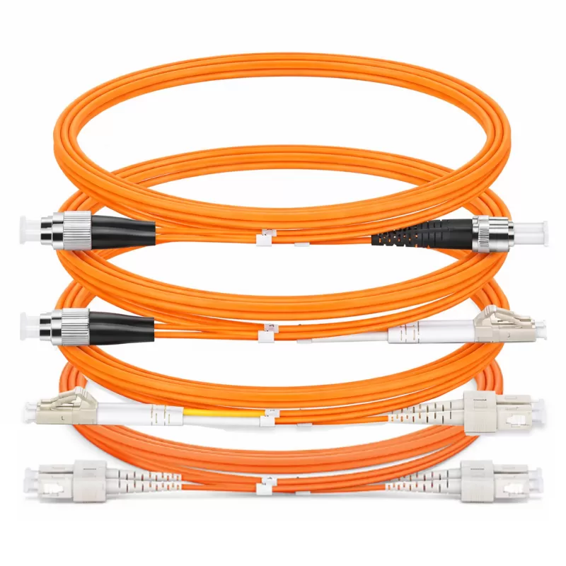 Customized OM1 Fiber Optic Patch Cable Single Mode Multi mode Simplex Duplex LC/SC/FC/ST Fiber Optic Patch Cord