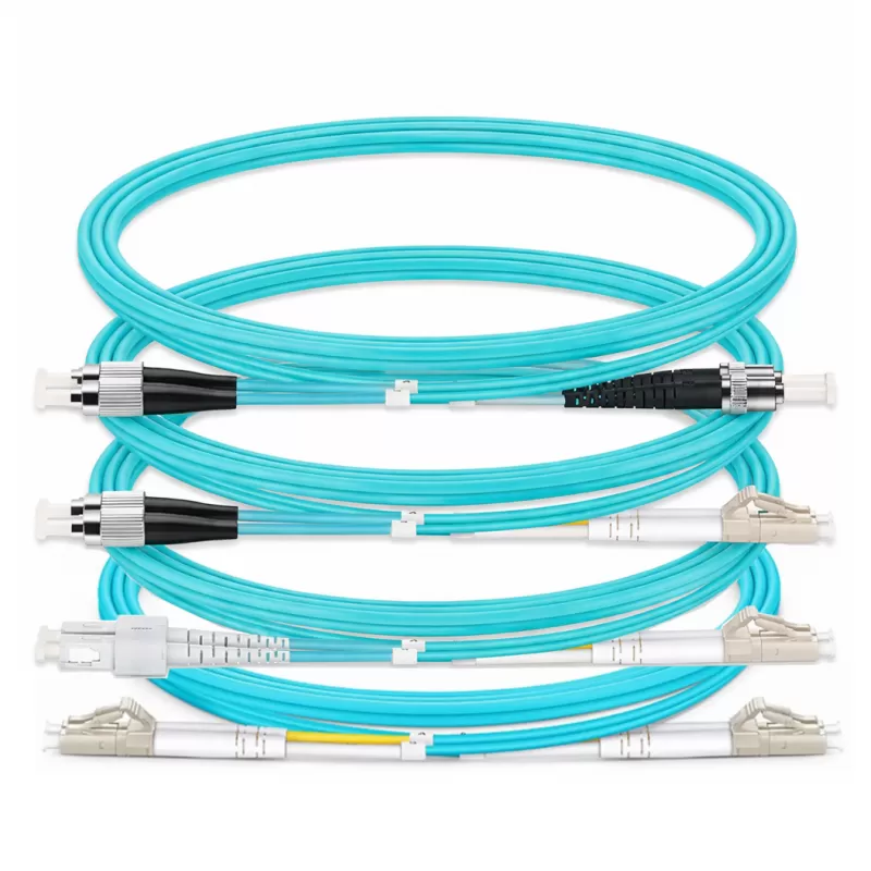 Customized OM3 Fiber Optic Patch Cable Single Mode Multi mode Simplex Duplex LC/SC/FC/ST Fiber Optic Patch Cord