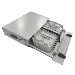 24 48 72 96 Core Fiber Optical Distribution Frame Box Sliding Rack Mount ODF