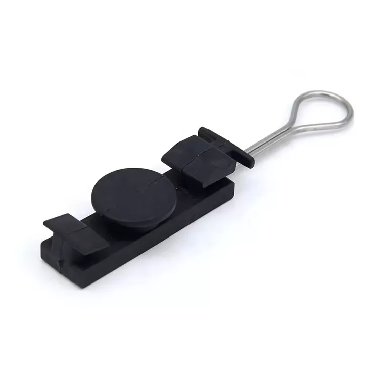 Flat Fiber Optic Drop Cable Tension Clamp