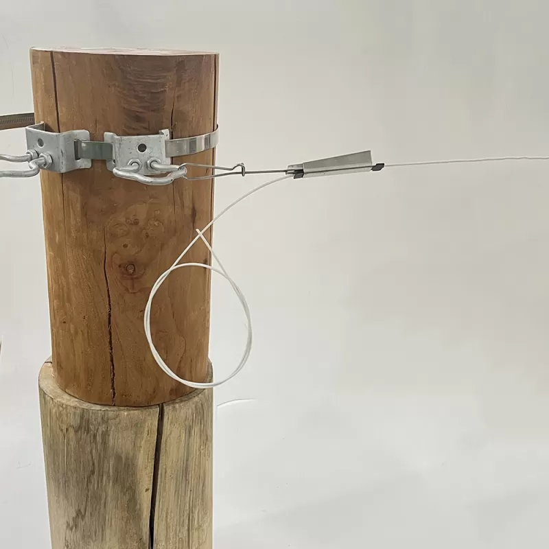 Stainless steel Flat Fiber drop Cable clamp