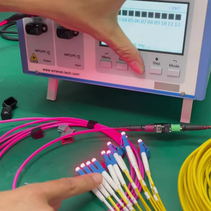 MPO Cable Polarity Tester