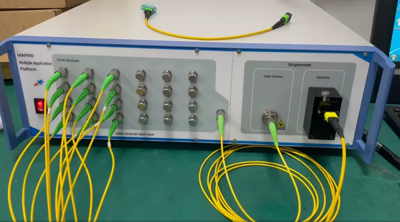 MPO Insertion Loss and Return Loss Tester