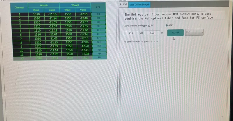 MPO Insertion Loss and Return Loss Tester