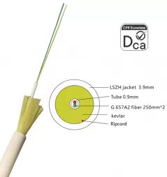 3.9mm Round FTTH Fiber Optic Drop Cable