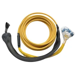 Pre-Terminated 48 Core Multifiber Breakout Fiber Optic Patch Cable with Pulling Eye