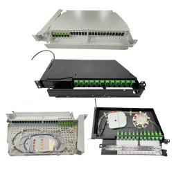 12-144 Core Left-Rotary Fiber Optic Patch Panel ODF