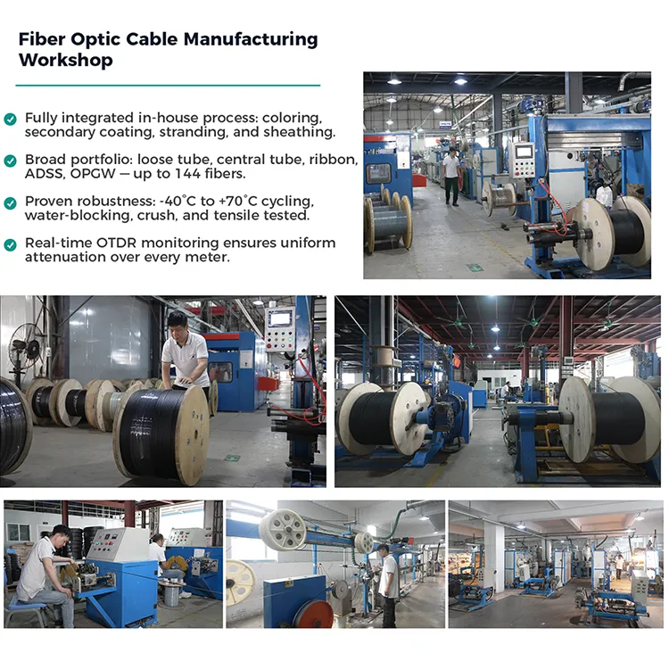 GYFTS Outdoor Armored Fiber Optic Cable
