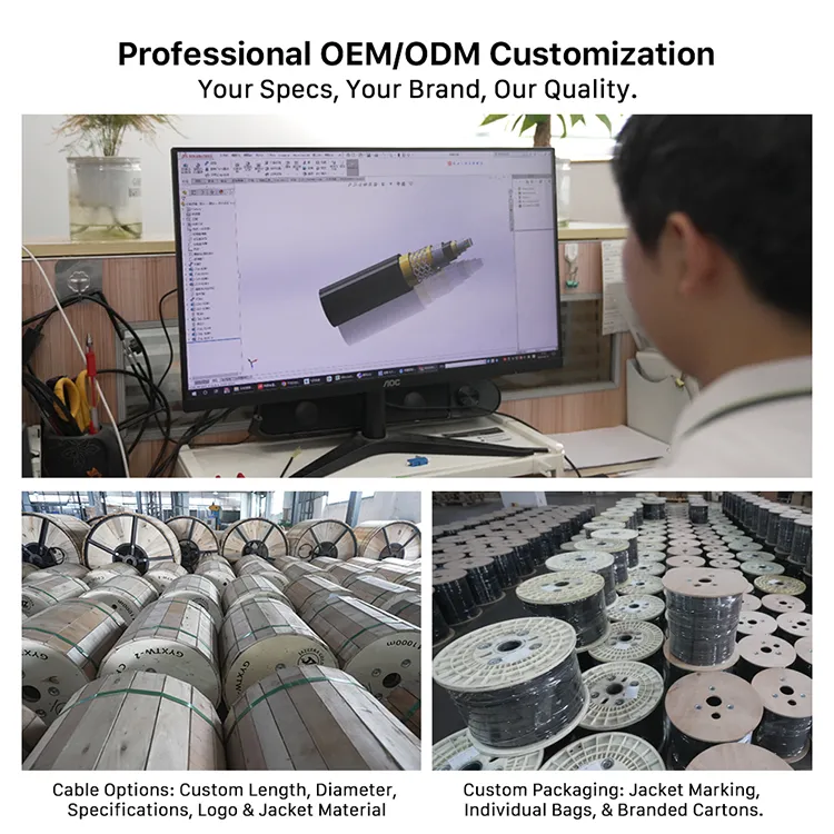 GYFTS Outdoor Armored Fiber Optic Cable