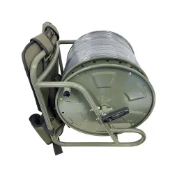 BackPack Field Deployable Portable Tactical Fiber Optic Cable Reel  Cable Terminated with HXB13 Hardened Connector